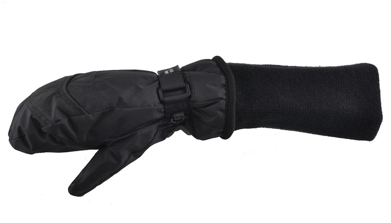 [Australia] - SnowStoppers Kids Waterproof Stay On Winter Nylon Mitten Small / 1-3 Years Black 