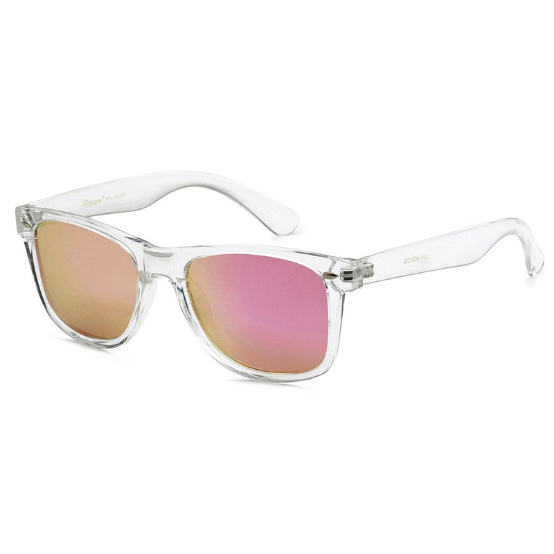 [Australia] - Polarspex Polarized 80's Retro Classic Trendy Stylish Sunglasses for Men Women Crystal | Pink Quartz 52 Millimeters 