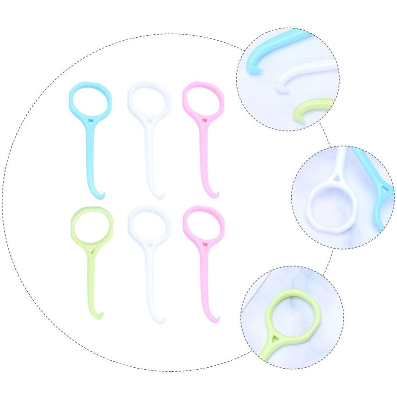 [Australia] - Clear Aligner Removal Tool Invisible Brace Extractors Teeth Alignment Tools for Clear Aligners & Braces Random Color(6 pcs) 