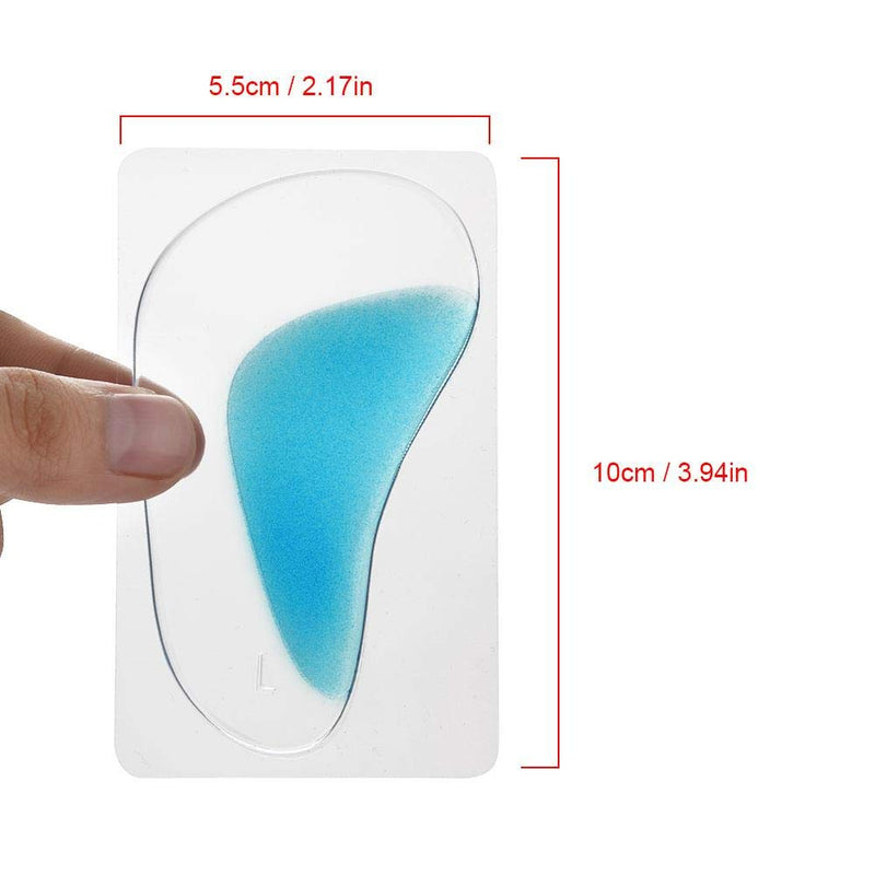 [Australia] - Corrective Insole,flat foot insoles, Foot Support Pads, Footwear Insoles, for Corrective Posture of The Foot (Blue) 