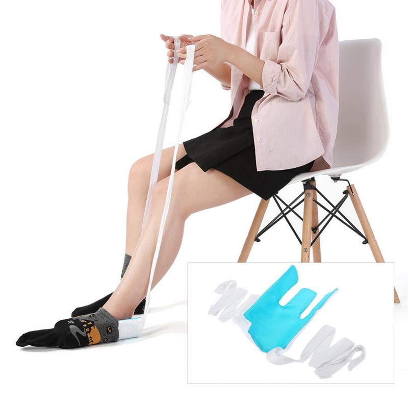 [Australia] - Sock Aid Easy On Easy Off Put on Your Sock Without Bending for Seniors, Disabled, Pregnant Women etc Flexible Deluxe Compression Socks Stockings 