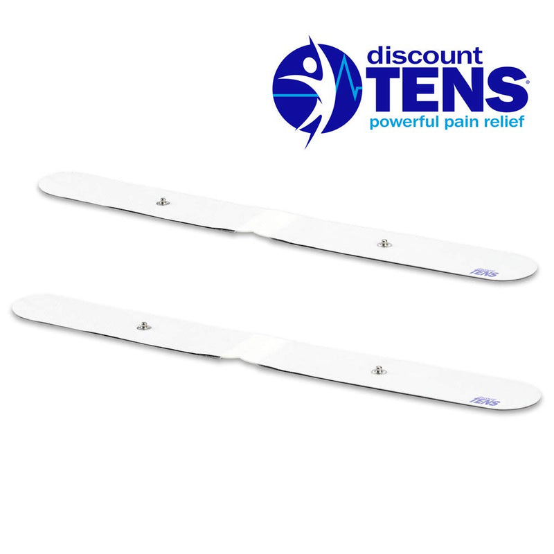 [Australia] - TENS Electrodes, 2 Premium Quality 13 inch x 1.5 inch Lower Lumbar Strip Self Adhesive Electrodes for TENS Units, Snap TENS Unit Electrodes, Discount TENS Brand 