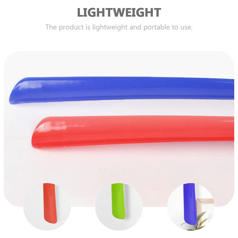[Australia] - Lurrose Long Handle Shoe Horn 16 Inch Shoehorn Reach Assist Large Dressing Aid Sock Remover for Men Women Seniors Elderly Disabled 3pcs 