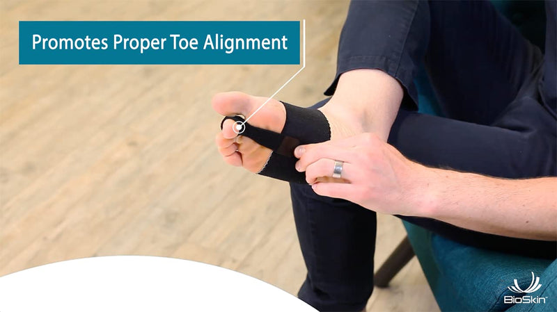 [Australia] - BIOSKIN Hammer Toe Straightener for Metatarsalgia, Claw Toe, or Mallet Toe - Osteotomy Strap and Compression Foot Wrap 