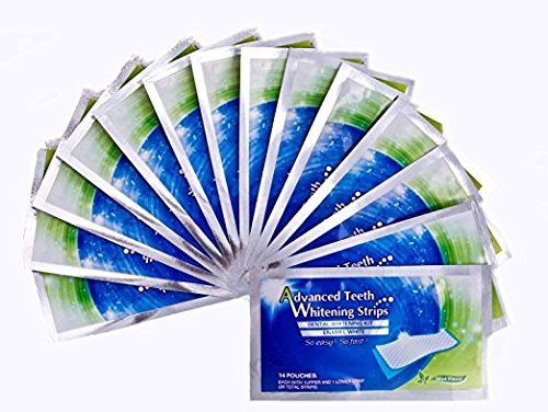 [Australia] - KAV PLUS 28 Professional Advanced Teeth WHITENING Strips Home Tooth Bleaching White Strips... 