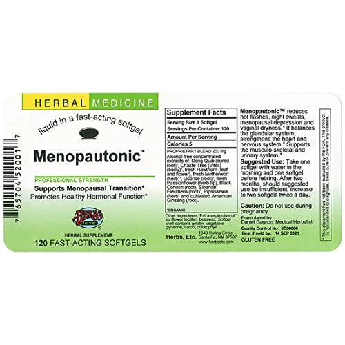 [Australia] - Menopautonic - 120 count Softgels 