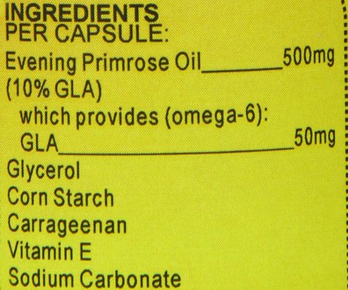 [Australia] - Veganicity 500mg Vegan Evening Primrose Oil Women's Health Supplement - Capsules, 90 Count (Pack of 1) 