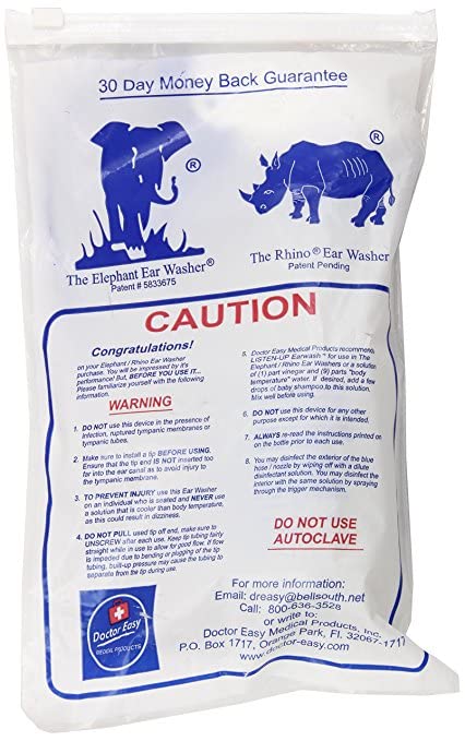 [Australia] - Elephant Ear Washer Bottle System by Doctor Easy 