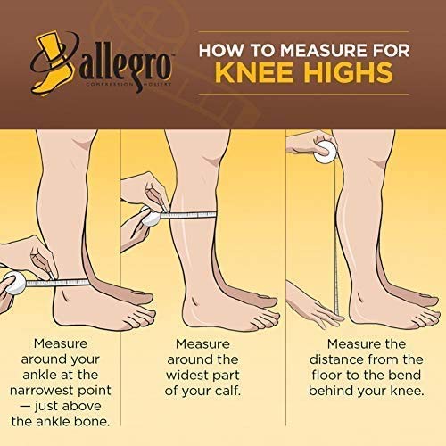 [Australia] - Allegro Men’s 15-20 mmHg Essential 103 Ribbed Compression Support Socks, Comfortable Support Garments for Men 
