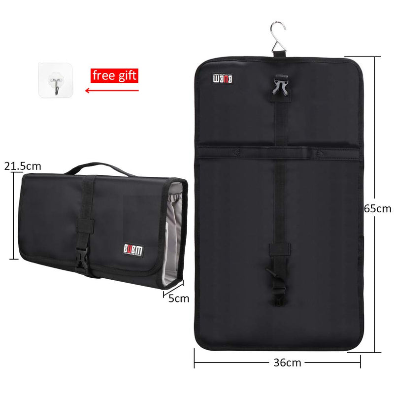 [Australia] - KEESIN Portable Travel Bag, Storage Organizer Case for Dyson Airwrap Styler and Attachments (Black) Black 