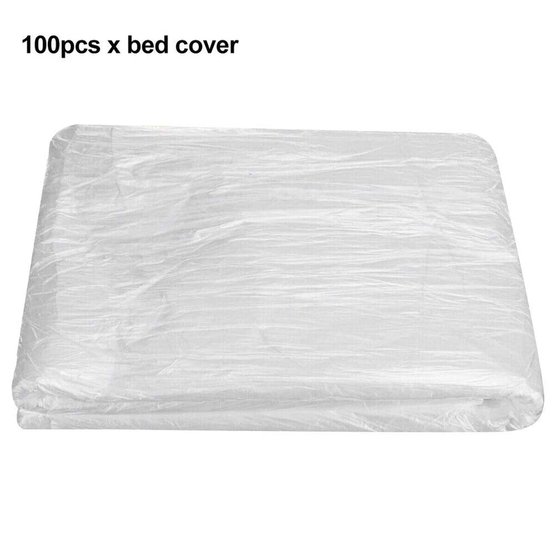 [Australia] - BHAIR5 100pcs Spa Bed Sheets Disposable Massage Table Sheet,Couch Cover For Massage Tables Bed Treatment Waxing Protection,Waterproof,Oil Resistant 90x175cm 