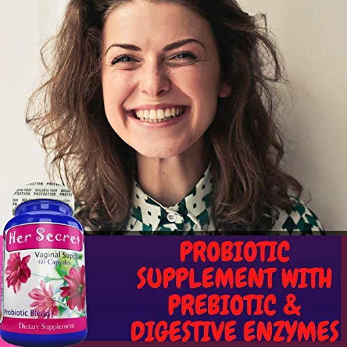 [Australia] - Embarrassed with Femenine Odor? Worried About Female Urinary Odor? Try Femenine Odor Supplement 60 Pills Feminine Care Women Urinary Tract Help Probiotics and Prebiotics Vaginal Probiotics 