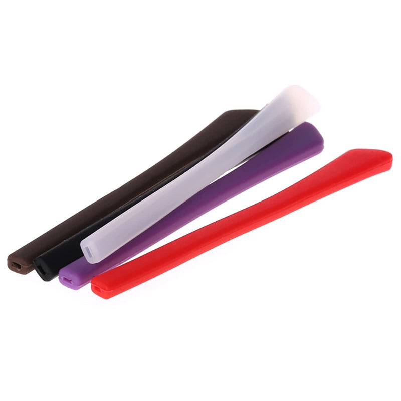 [Australia] - Skyzone Eyeglass End Tips,5 Pairs Silicone Anti-Slip Ear Hook Holder Grip Ear Sock Leg Tubes Eyeglasses Replacement for Metal Thin Sunglasses Eyeglass Legs 