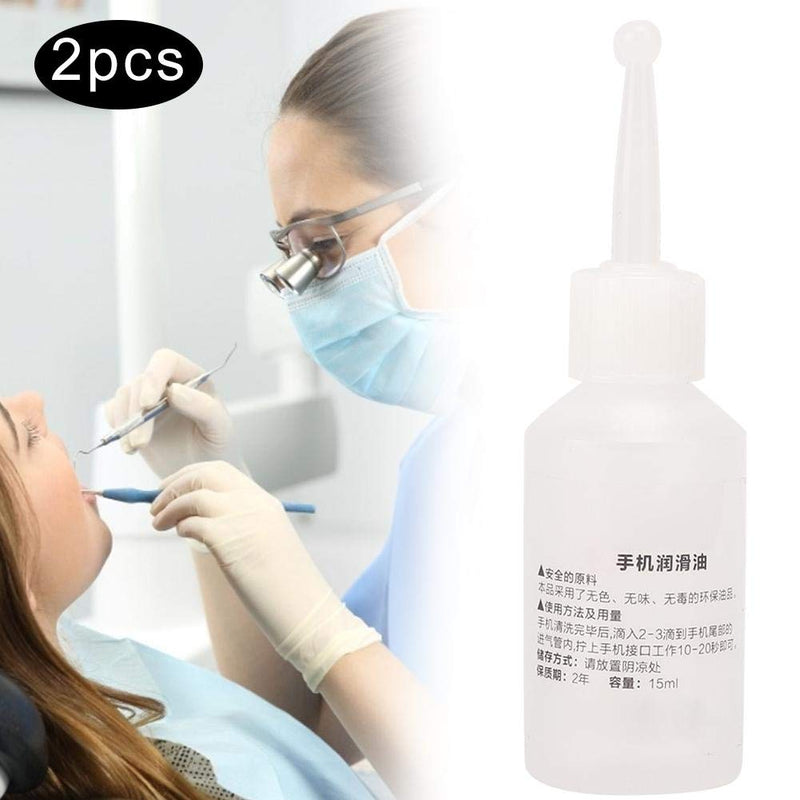 [Australia] - YUYTE 2pcs Dental Handpiece Lubricant Lube Oil for Dentist Handpiece Accessory for Dental Hospitals and Dental Clinics 