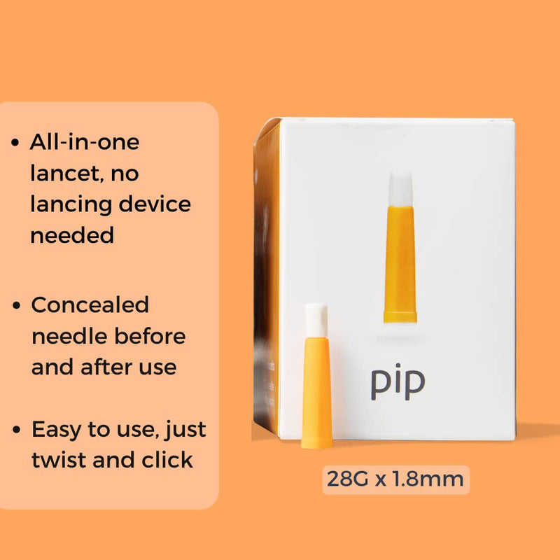 [Australia] - Pip Lancets, 28G x 1.8mm, 100 ct. Box 