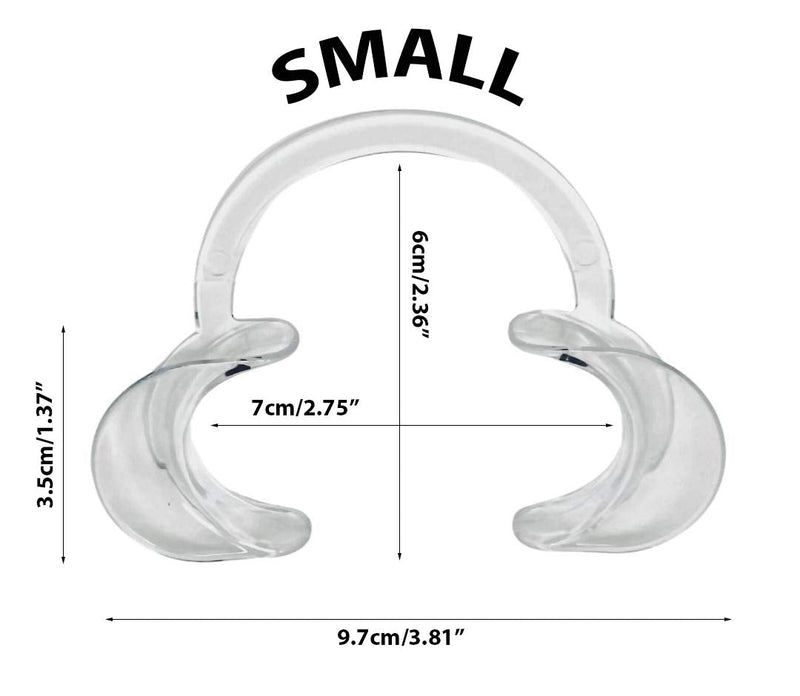 [Australia] - Kiara World Small Mouth Lip Opener Teeth Whitening Dental Oral Cheek Flexible Retractor C Shape/Mouthguard Challenge Game 