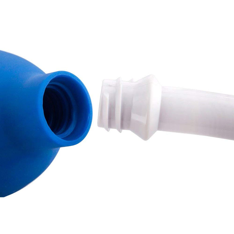 [Australia] - Careforyou Anal Douche Enema Bulb Vaginal Douche Enema Cleaner for Women’s or Man’s Health (Blue) Blue 
