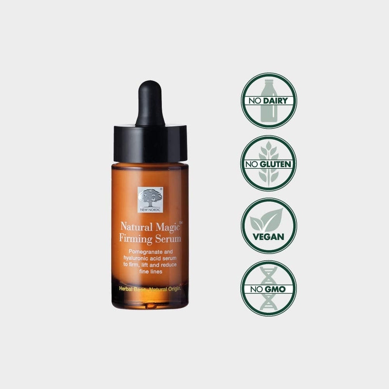 [Australia] - New Nordic Ltd Natural Magic Firming Serum - 30ml - Anti-Ageing - Improve Skin Firmness and Elegance - Suitable for Men and Women with all Skin Types 