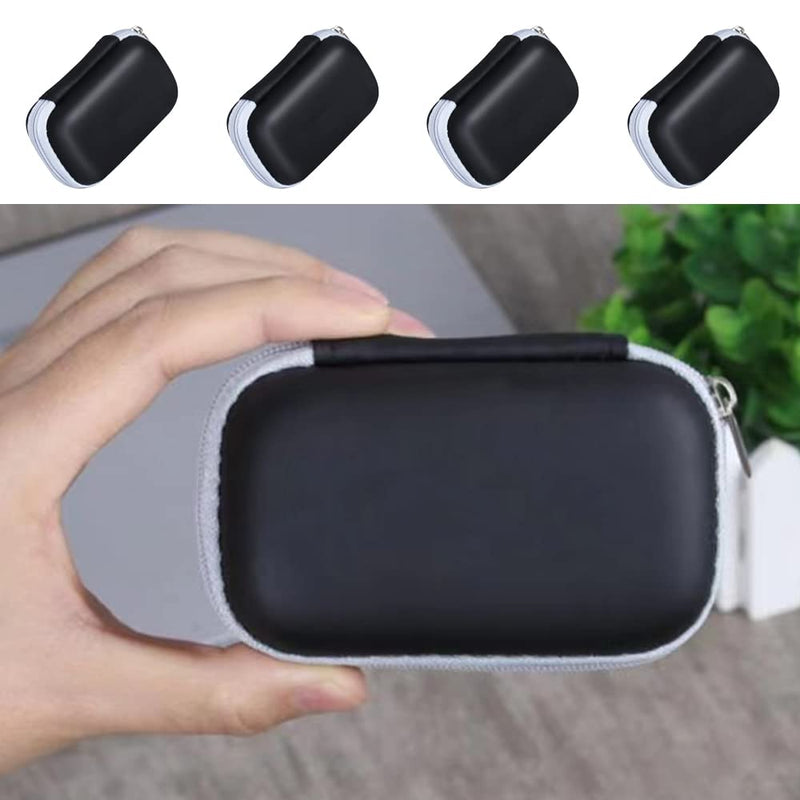 [Australia] - 2 Pcs Pulse Oximeter Cases Hard EVA Zipper Pulse Oximeter Box Portable Pulse Oximeter Cover Bag for Blood Oxygen Saturation Monitor 
