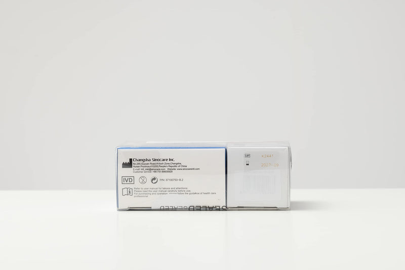 [Australia] - sinocare Safe AQ UG Uric Acid Test Strips 50 pcs, Only for sinocare Safe AQ UG Blood Glucose & Uric Acid Monitor safe AQ UG uric acid test strips × 50 