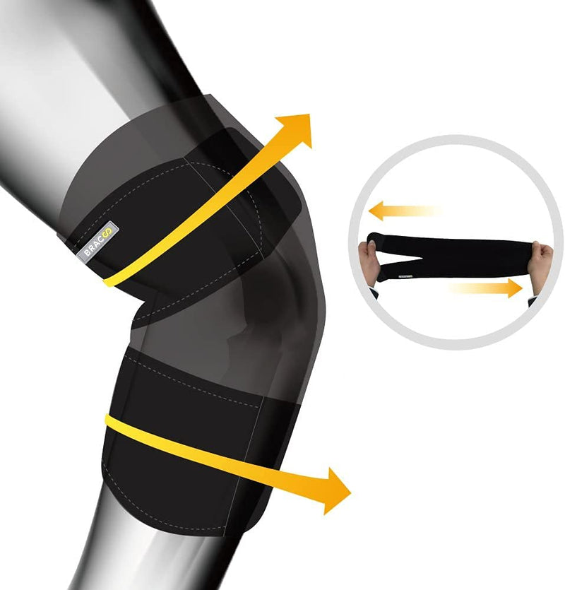 [Australia] - Bracoo Elbow Brace, Reversible Neoprene Support Wrap for Joint, Arthritis Pain Relief, Tendonitis, Sports Injury Recovery, ES10, 1 count (Gray) Grey 