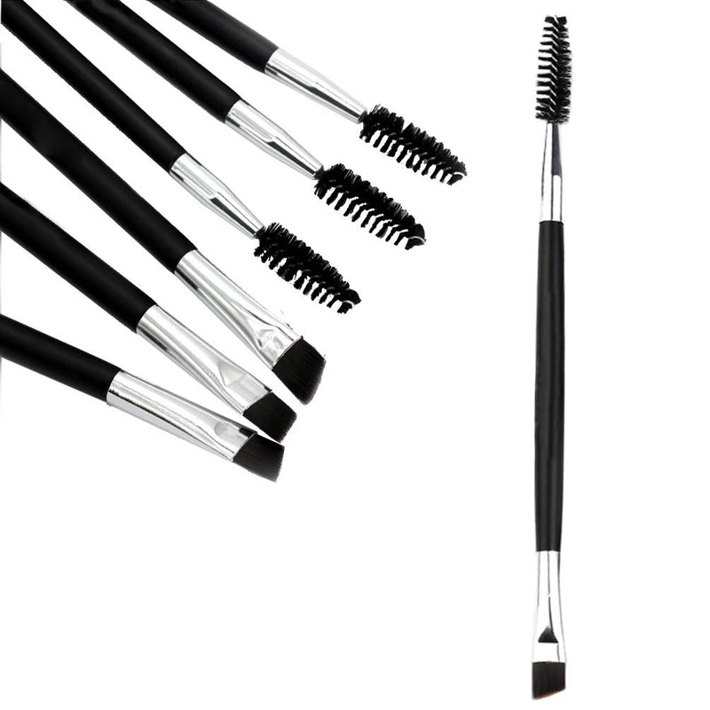 [Australia] - Duo Eyebrow Brush,BETURY Spoolie Brush and Eyelash Comb 2 PCS Professional Eyebrow Makeup Tool (Black) 