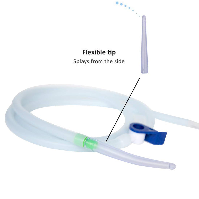 [Australia] - Enema Replacement Nozzle Tips (12 Pcs) - BPA-Free Enema Parts, Flexible & Soft PVC Comfort Nozzle Enema Attachment 