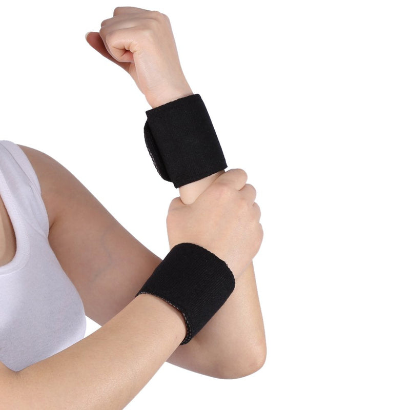 [Australia] - Filfeel Wrist Support, 1 Pair Tourmaline Magnetic Massage Therapy Self-Heating Wrist Brace Support Protector by 