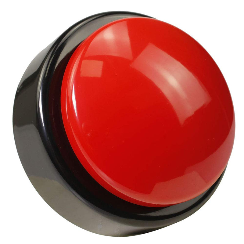 [Australia] - Extra Large Talking Alarm Clock for Blind - Announcing Time, Date and Week of Day. Perfect for Visually impaired and Elderly (Red+Black) Red+black 