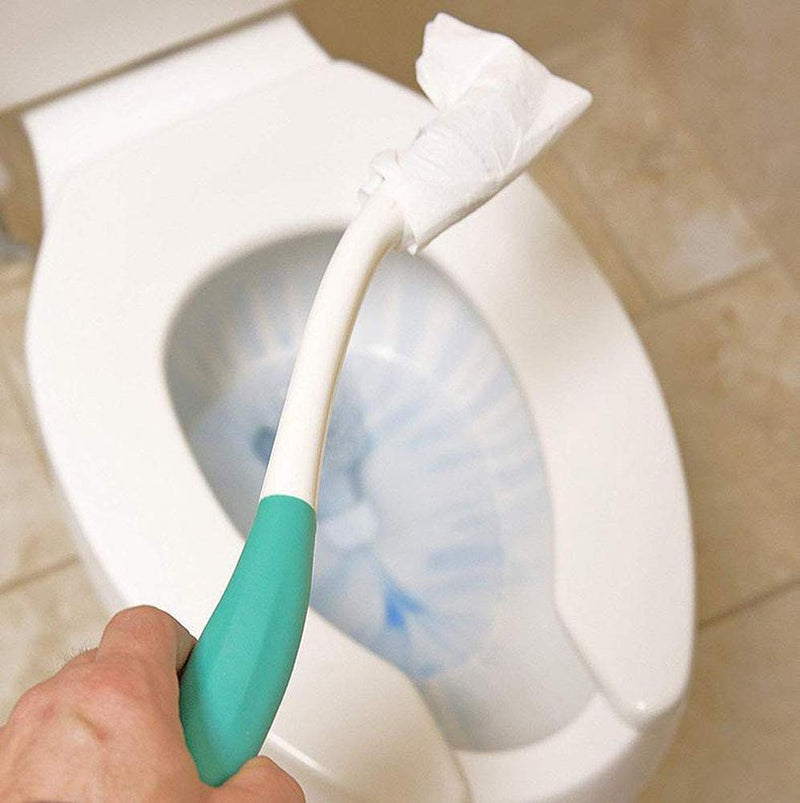 [Australia] - SoulQool Toilet Tissue Aids Tools,Bottom Wiper,Tissue Grip Long Handle Reach Comfort Aid Holder Toilet Paper Toilet Aid Self Wipe Helper 