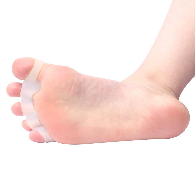 [Australia] - Silicone Toe Separators for Men & Women - Gel Toes Spacers & Stretcher for Pedicure Yoga Running Ballet Bunion Pain Relief 