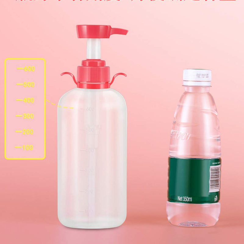 [Australia] - Vaginal Cleaning Syringe Cleaner Reusable Manual Pressure Cleaning System Portable Kit with 3 Nozzles,600ml Capacity 