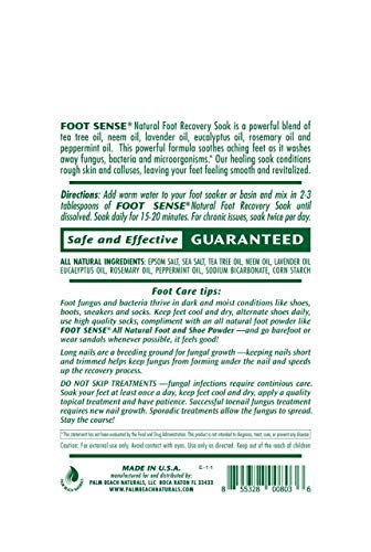 [Australia] - Tea Tree Oil Foot Soak With Epsom Salts, Neem, Lavender, Eucalyptus, Rosemary Oils - Soaks Away Athletes Foot, Foot Odor. Softens, Cleans, Protects, Soothes. 