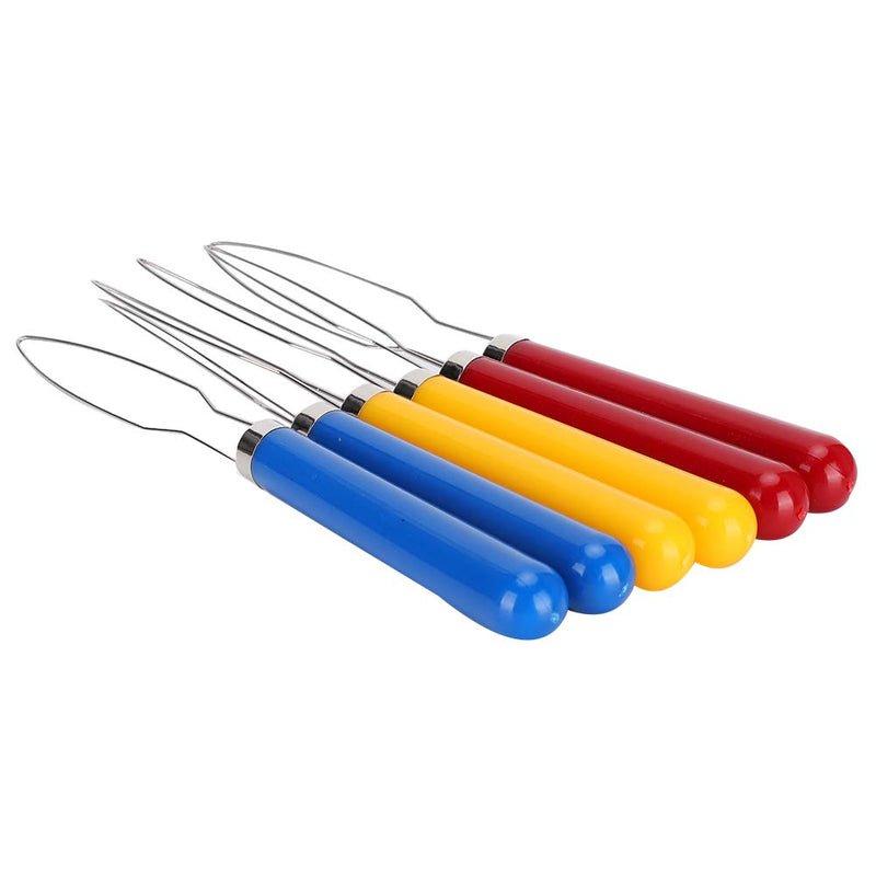 [Australia] - Zipper Aid Tool 6-Piece Zipper Button Puller, Thread Loop Button Hook, Durable Sewing Embroidery Tool 