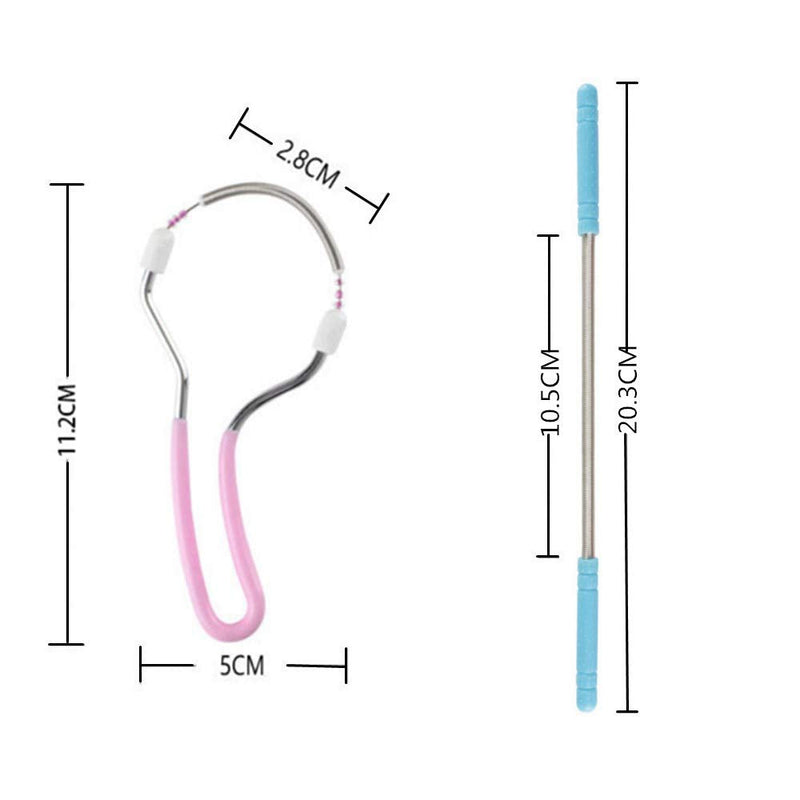 [Australia] - 4 Pcs Face Epilator for Women Hair Remover Spring Face Hair Remover with Handle Ladies Beauty Hair Epilator Tool (Random Color) 