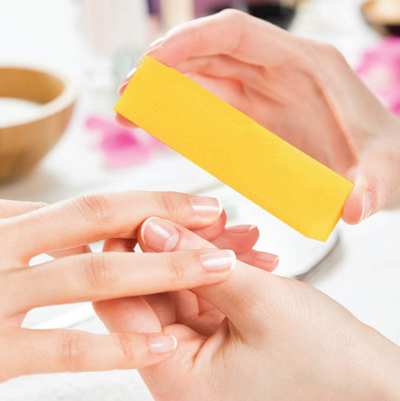 [Australia] - ForPro Ultra Gold Buffing Block, 240 Grit, Four-Sided Manicure & Pedicure Nail Buffer, 3.75” L x 1” W x 1” H, 20-Count 20 Count (Pack of 1) 