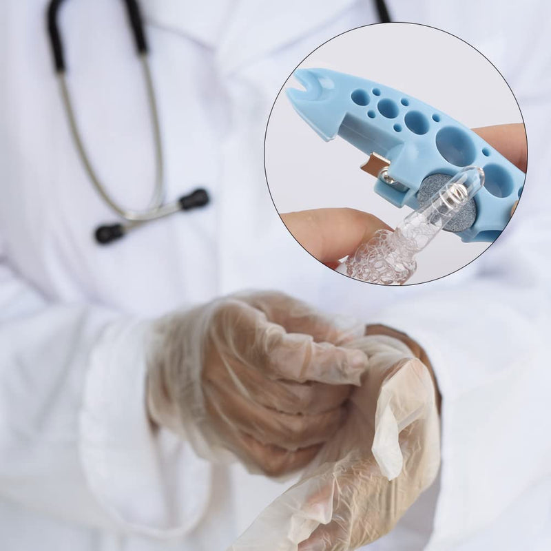 [Australia] - 2 Pcs Multifunctional Ampoule Opener Ampule Breakers Medicine Vial Ampoule Glass Bottle Opener with Grinding Wheel for Cut The Ampoule or Medical Glass 