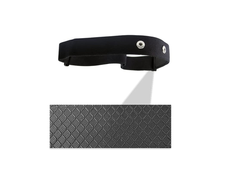 [Australia] - Performance Heart Rate Monitor Strap Replacement Belt, Black S - XL Compatible with: Garmin HRM Dual, Wahoo TICKR, Polar H7, CARDIOSPORT 