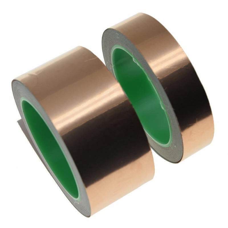 [Australia] - KAISH Double Conductive Copper Foil Paper Shielding Paper for Guitar & EMI Shielding,Crafts,Electrical Repairs,Grounding - 65 FT 25 mm(1") 25mm (1") 
