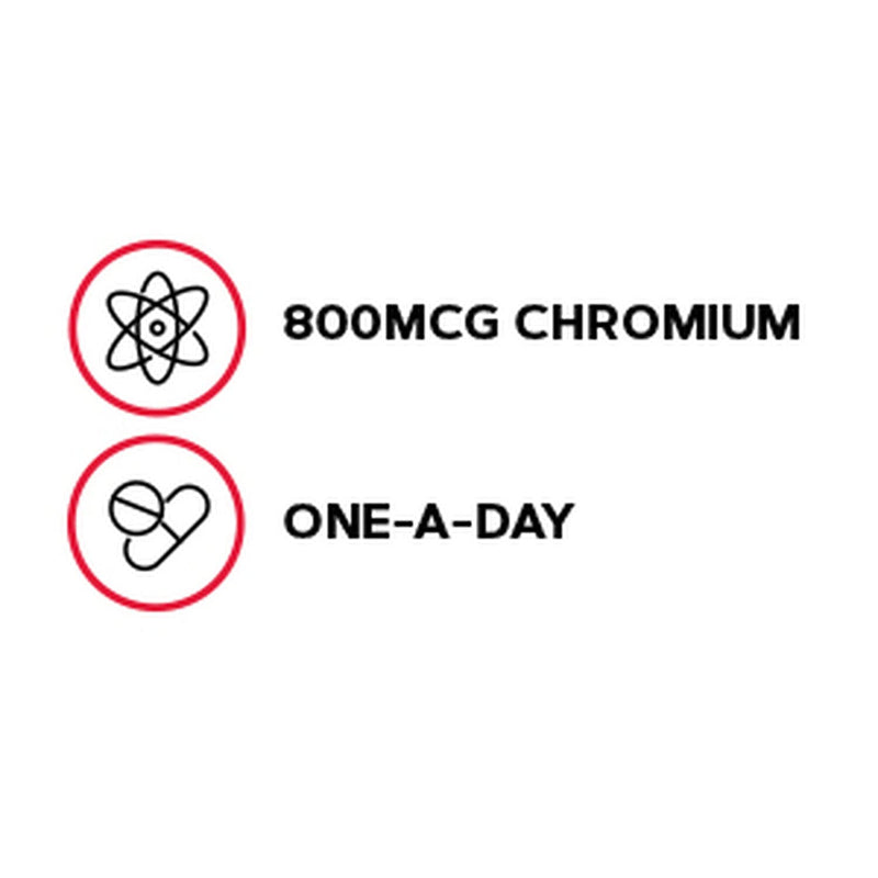 [Australia] - GNC Ultra Chromium Picolinate 800mcg, 60 Capsules, Supports Glucose Utilization 
