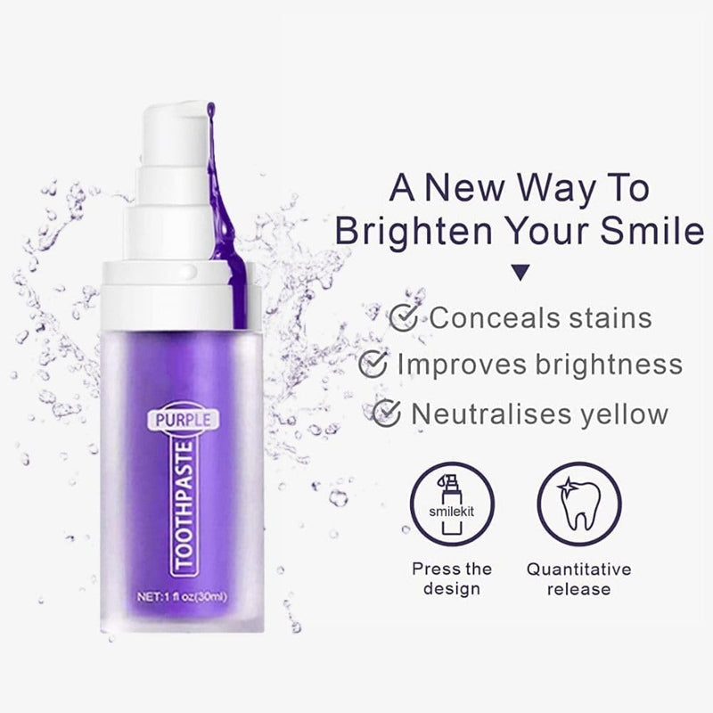 [Australia] - Purple Toothpaste for Teeth Whitening, Purple Toothpaste, Purple Whitening Toothpaste Suitable for Sensitive Teeth and Teeth Cleaning Toothpaste, Teeth Whitening Toothpaste 