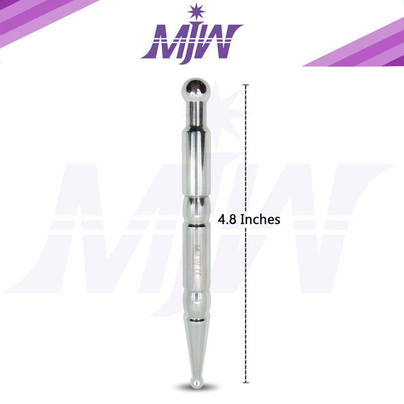 [Australia] - Stainless Steel Deep Tissue Massage Manual Acupuncture Pen Tool Reflexology Trigger Point Massage Relief Pain Therapy Tools Full Body Relaxing Trigger Self-Massage Acupressure Bar 
