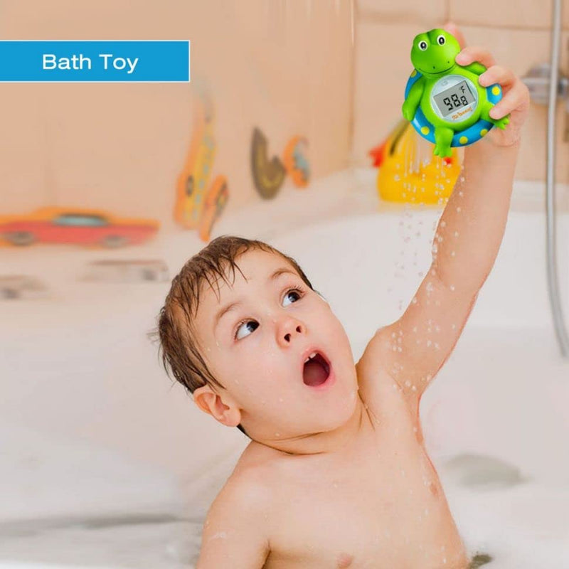 [Australia] - Doli Yearning Frog Baby Bath Thermometer, Toddlers Floating Bath Toy, Bathtub Thermometer, at Fahrenheit and Celsius degree - Blue 