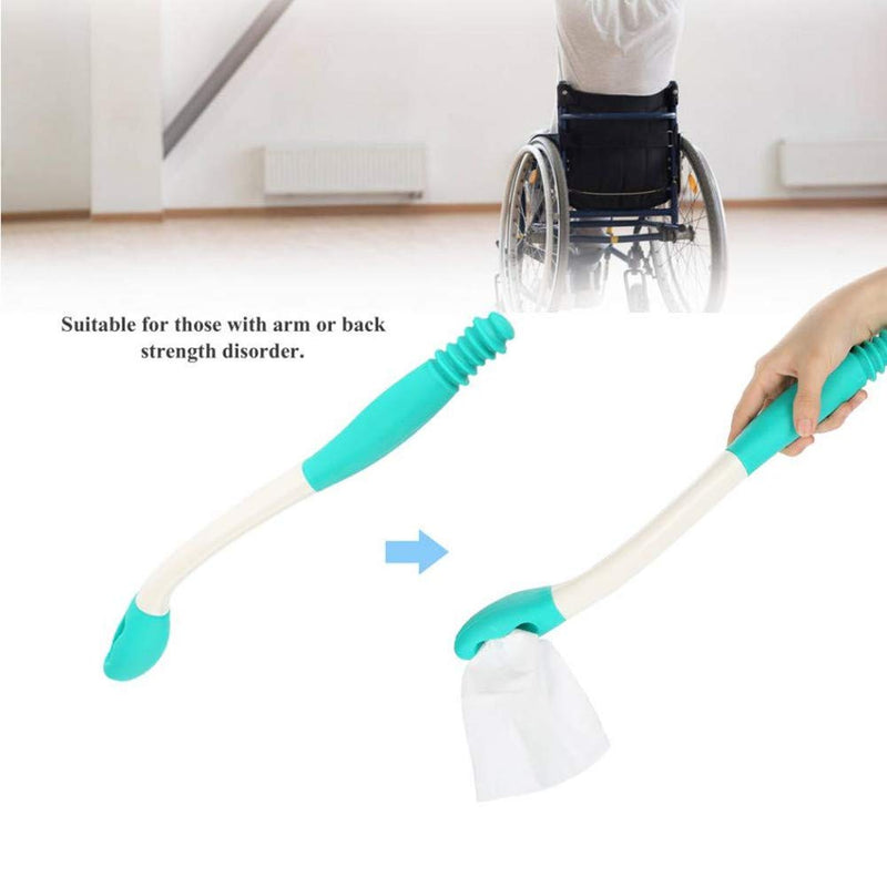 [Australia] - Self-Assist Toilet Mobility Aid Self Wipe Assist Tissue Holder Tool Long Reach Toilet Tissue Grip Motion Assistance Supplies 2 Pack 