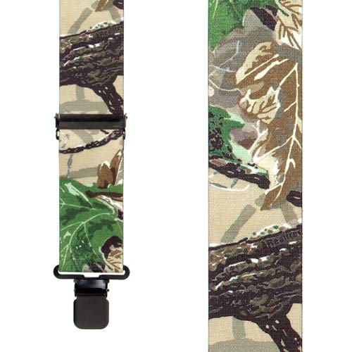 [Australia] - SuspenderStore Men's Camo Suspenders - 2-Inch Wide - Clip 42" for 5'0" to 5'9" tall Realtree Xtra Camo 