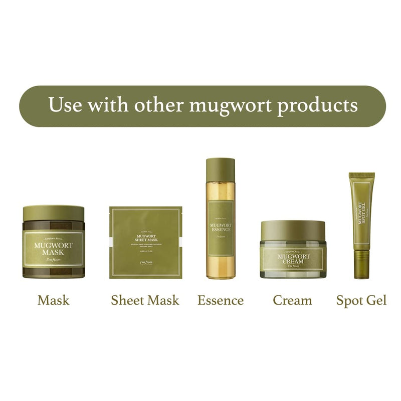 [Australia] - [I'm From] Mugwort Essence 5.4 Fl Oz | 100% Vegan Mugwort Extract - Soothe Sensitive and Irritated Skin, Redness Relief, Refreshing, Hydrating toner | All Skin Types, PETA approved 