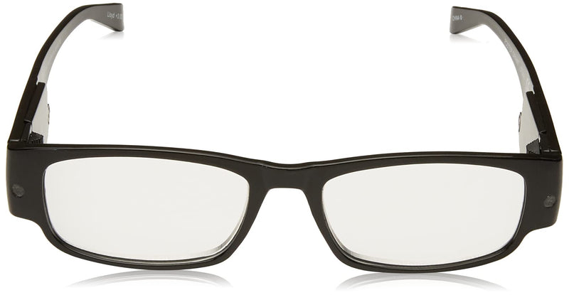 [Australia] - Foster Grant LightSpecs Men's Lloyd Round Readers Black/Transparent 2.75 x 