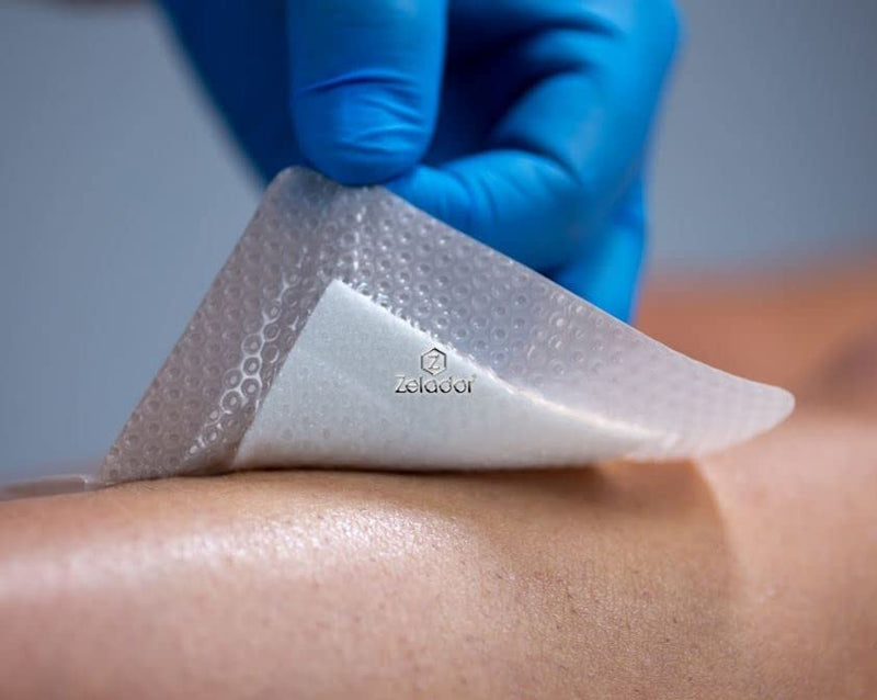 [Australia] - Silicone PU Foam Dressing (Moderex Border Plus) with Border and Optisil Silicone Contact Layer (10x10cm x 10) 10x10cm x 10 