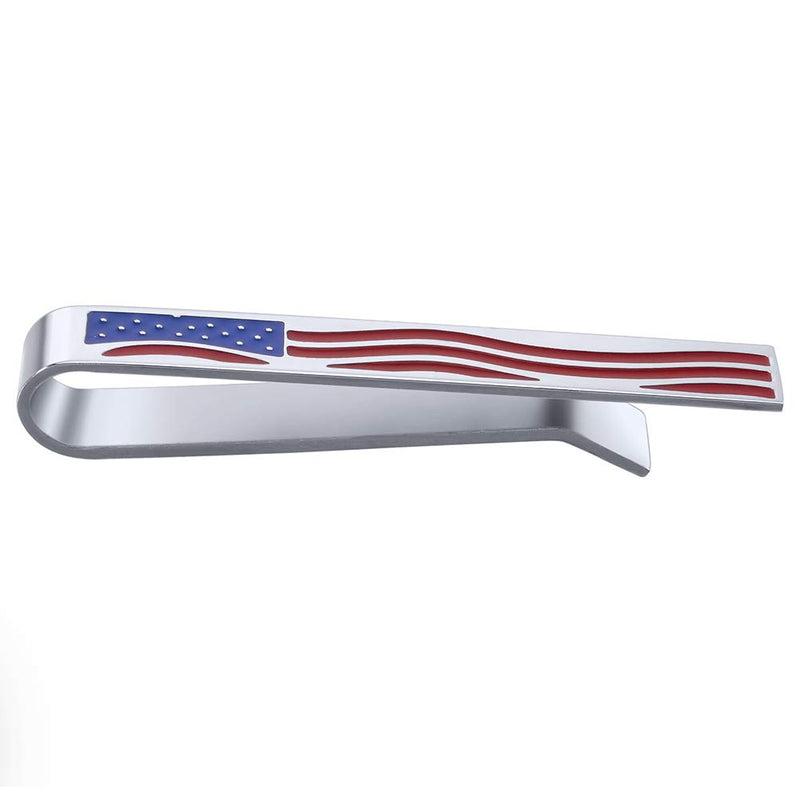 [Australia] - HAWSON 2 inch/ 2.2 inch Tie Clip for Men, Novelty Tie Bar Clip for Men and Boys, Interesting Tie Clip for Party Americal Flag 