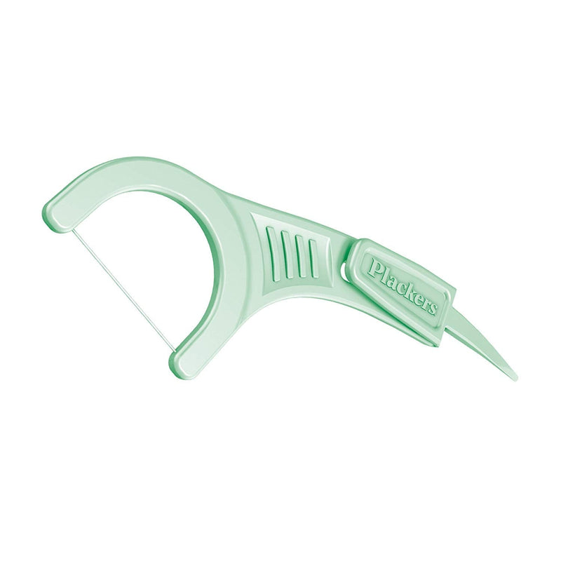 [Australia] - Plackers Dental Flossers Micro Mint, Green, 75 Count 